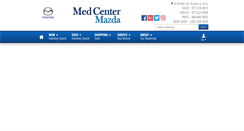 Desktop Screenshot of medcentermazda.com