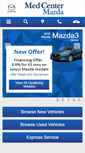 Mobile Screenshot of medcentermazda.com